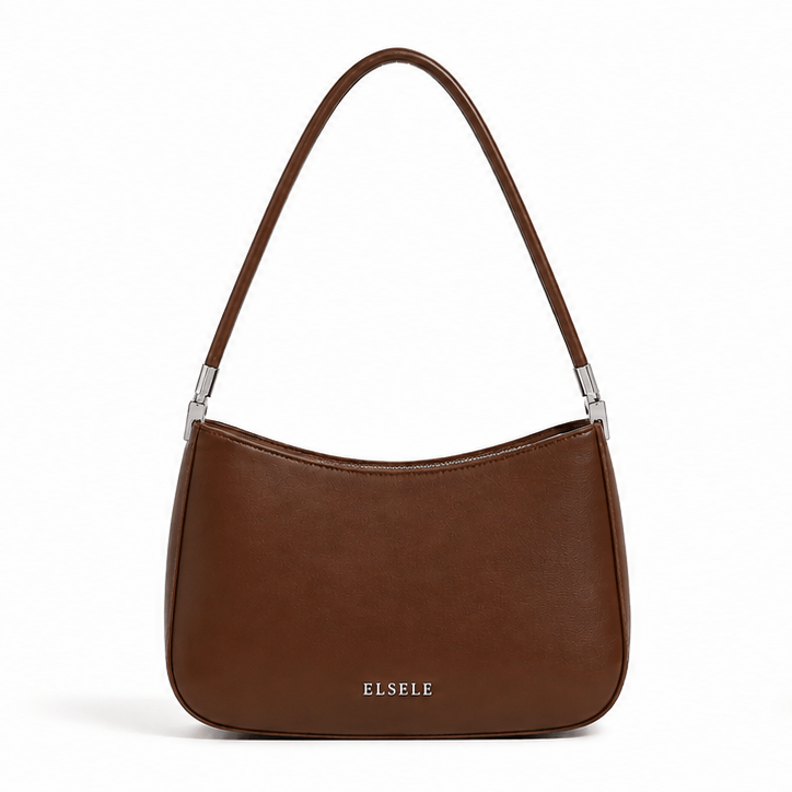 Lunelle Brown Shoulder Bag by ELSELE